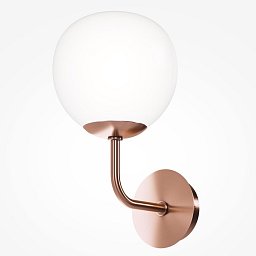 Obrázek pro produkt Nástěnné svítidlo Erich E14 40W bílá sklo mosaz kov designové - MAYTONI