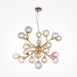 Obrázek pro produkt Závěsné svítidlo Dallas 28W G9 jantarové sklo kov designové - MAYTONI