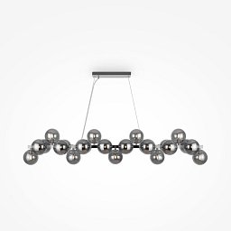 Obrázek pro produkt Závěsné svítidlo Dallas 28W kouřové sklo chrom kov designové - MAYTONI