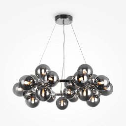 Obrázek pro produkt Závěsné svítidlo Dallas 25x28W kouřové sklo chrom kov designové - MAYTONI