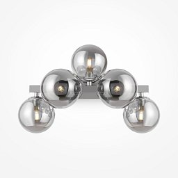 Obrázek pro produkt Nástěnné svítidlo Dallas 5xG9 max 140W kouřové sklo chrom kov designové - MAYTONI