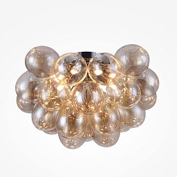 Obrázek pro produkt Stropní svítidlo Balbo 8x28W G9 jantarové sklo kov designové - MAYTONI