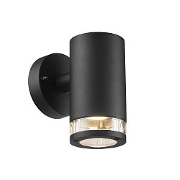 Obrázek pro produkt Venkovní nástěnné svítidlo Birk 1x28W GU10 černá čirá - NORDLUX