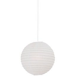 Obrázek pro produkt Závěsné papírové stínidlo Rispapir 35 1x60W bílé - NORDLUX