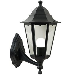 Obrázek pro produkt Venkovní nástěnné svítidlo Cardiff 1x60W E27 černá čirá - NORDLUX