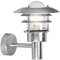 Obrázek pro produkt Venkovní nástěnné svítidlo Lønstrup 22 1x60W E27 galvanizovaná čirá - NORDLUX