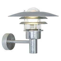 Obrázek pro produkt Venkovní nástěnné svítidlo Lønstrup 32 1x60W E27 galvanizovaná čirá - NORDLUX