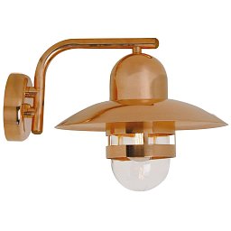 Obrázek pro produkt Venkovní nástěnné svítidlo Nibe 1x60W E27 měď čirá - NORDLUX