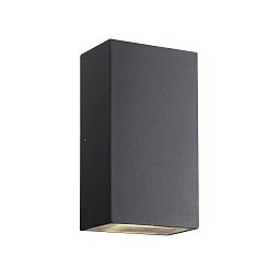 Obrázek pro produkt Venkovní nástěnné svítidlo Rold 1x9,5W LED černá čirá - NORDLUX