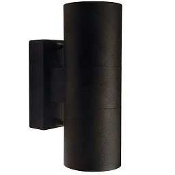 Obrázek pro produkt Venkovní nástěnné svítidlo Tin 2x35W GU10 černá čirá - NORDLUX