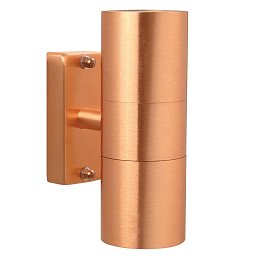 Obrázek pro produkt Venkovní nástěnné svítidlo Tin 2x35W GU10 měď čirá - NORDLUX