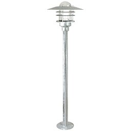 Obrázek pro produkt Venkovní sloupkové svítidlo Agger 1x60W E27 galvanizovaná čirá - NORDLUX