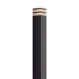 Obrázek pro produkt Venkovní sloupkové svítidlo Elm 1x40W E27 černá čirá - NORDLUX