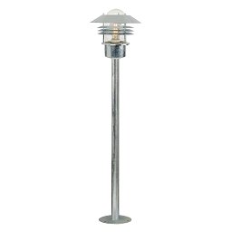 Obrázek pro produkt Venkovní sloupkové svítidlo Vejers 1x60W E27 galvanizovaná čirá - NORDLUX
