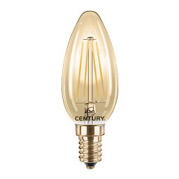 Obrázek pro produkt LED FILAMENT SVÍČKA EPOCA 4W E14 2200K 320Lm 360d DIMM 35x97mm IP20  - CENTURY