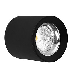 Obrázek pro produkt Stropní SVÍTIDLO LED RONDO ČERNÉ 130x155mm 25W/230VAC 4000K 2500Lm 45d IP20 - CENTURY