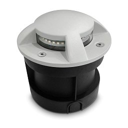 Obrázek pro produkt Zemní LED PAVI 120 mm 4 světla 5W 24VAC/DC 3000K 160Lm 100d 130x130mm 500kg IP67 IK06 - CENTURY