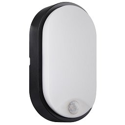 LED SVÍTIDLO OASI OVÁLNÉ ČERNÉ SENSOR 14W 4000K 1055Lm 120d IP54 - CENTURY Obrázek pro produkt LED SVÍTIDLO OASI OVÁLNÉ ČERNÉ SENSOR 14W 4000K 1055Lm 120d IP54 - CENTURY