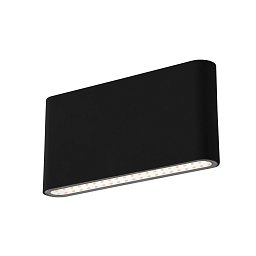 Obrázek pro produkt Fasádní LED FORMA černé oboustranné 12W 230V 4000K 820Lm 120d 175x90mm IP54  - CENTURY