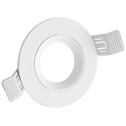 Obrázek pro produkt KLAK ZAPUŠTĚNÝ KRUH VÝKLOPNÝ 30d pro spot 50mm. BÍLÝ držák pro GU10, včetně patice GU10 - CENTURY