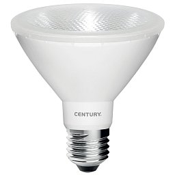 LED PAR30 - 10W - E27 - 3000K - 820Lm -95x117mm - IP65- 40° - CENTURY Obrázek pro produkt LED PAR30 - 10W - E27 - 3000K - 820Lm -95x117mm - IP65- 40° - CENTURY
