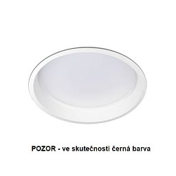Obrázek pro produkt Zápustné svítidlo LIM kulaté černé LED 12W 4000K Ø150mm kulaté - KOHL-Lighting