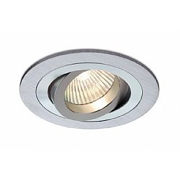 Obrázek pro produkt Vestavné svítidlo Aluminio Plata, kart.hliník 7W LED 500lm 3000K 230V - BPM