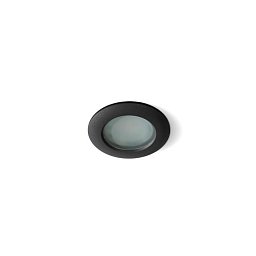 Obrázek pro produkt Koupelnové stropní zápustné bodové svítidlo Azzardo Emilio black AZ0809 MR16/GU10 1x50W IP54 9cm černé - AZZARDO