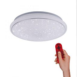 Obrázek pro produkt Ls-JUPI LED stropní svítidlo, Smart Home, RGB+W, křišťálový vzhled, dálkový ovladač, CCT MEDION RGB+2700-5000K  - LEUCHTEN DIREKT / JUST LIGHT