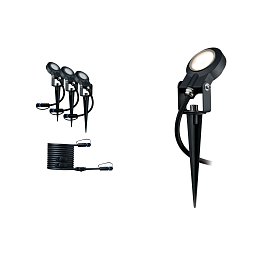 Plug & Shine prodlužovací sada zápich Sting IP67 3000K 3x6W stmívatelné - PAULMANN Obrázek pro produkt Plug & Shine prodlužovací sada zápich Sting IP67 3000K 3x6W stmívatelné - PAULMANN