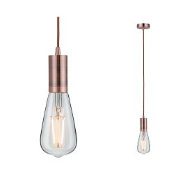 Závěsné svítidlo Neordic Haldis E27 max. 1x20W měď - PAULMANN Obrázek pro produkt Závěsné svítidlo Neordic Haldis E27 max. 1x20W měď - PAULMANN