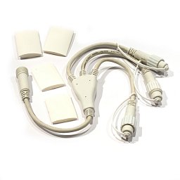 DecoLED T rozbočovač, 3 výstupy, bílý, IP67 EFX02T Obrázek pro produkt DecoLED T rozbočovač, 3 výstupy, bílý, IP67 EFX02T