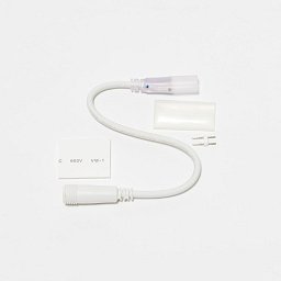 DecoLED Prodlužovací kabel pro D-TYP jednostranný LED Neon, IP67, 25 cm, bílý, samičí DDN22 Obrázek pro produkt DecoLED Prodlužovací kabel pro D-TYP jednostranný LED Neon, IP67, 25 cm, bílý, samičí DDN22