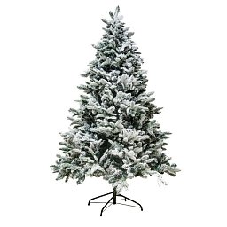 DECOLED Umělý vánoční stromek bílý, 180 cm, smrček s 2D a 3D jehličím Obrázek pro produkt DECOLED Umělý vánoční stromek bílý, 180 cm, smrček s 2D a 3D jehličím