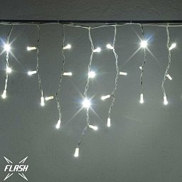 DecoLED LED světelné krápníky, FLASH, 3x0,5m, ledově bílá, 114 diod, IP67 IFNX0305 Obrázek pro produkt DecoLED LED světelné krápníky, FLASH, 3x0,5m, ledově bílá, 114 diod, IP67 IFNX0305