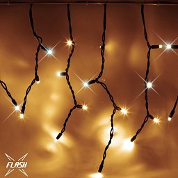 DecoLED LED světelné krápníky, FLASH, 3x0,5m, teple bílá, 114 diod,IP67 IFNX1305W Obrázek pro produkt DecoLED LED světelné krápníky, FLASH, 3x0,5m, teple bílá, 114 diod,IP67 IFNX1305W