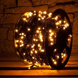 Obrázek pro produkt DecoLED LED světelný řetěz, 100m, teple bílá, 1000 diod, IP67 SLNX1110W