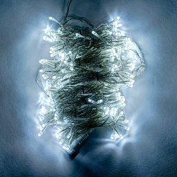 DECOLED LED světelná záclona HOBBY LINE, 2x2m, ledově bílá, 200 diod Obrázek pro produkt DECOLED LED světelná záclona HOBBY LINE, 2x2m, ledově bílá, 200 diod