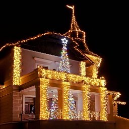 DecoLED LED záclona - 5x1m, teple bílá, 500LED CLNX0105W Obrázek pro produkt DecoLED LED záclona - 5x1m, teple bílá, 500LED CLNX0105W