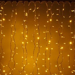 DecoLED LED světelná záclona, 1x7m, teple bílá, 600 diod, IP67 CLNX0107W Obrázek pro produkt DecoLED LED světelná záclona, 1x7m, teple bílá, 600 diod, IP67 CLNX0107W