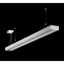 Závěsné svítidlo ZULI bílé 1135x125x50mm 43W 4000K 5720lm (121-501M-20GGE/840, W) - HALLA Obrázek pro produkt Závěsné svítidlo ZULI bílé 1135x125x50mm 43W 4000K 5720lm (121-501M-20GGE/840, W) - HALLA
