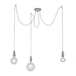 Obrázek pro produkt DIY Závěsné svítidlo, ocel, 3-ramenné, moderní retro - LEUCHTEN DIREKT / JUST LIGHT