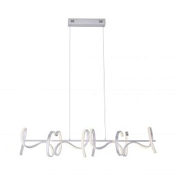 Obrázek pro produkt CURLS LED závěsné svítidlo, stříbrná, moderní design SimplyDim 3000K - LEUCHTEN DIREKT / JUST LIGHT