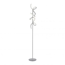 Obrázek pro produkt CURLS LED stojací svítidlo, stříbrná, moderní design 3000K - LEUCHTEN DIREKT / JUST LIGHT