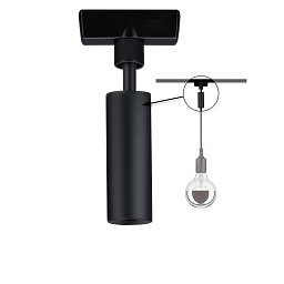 URail Universal závěsný adapter černá matná 230V kov/plast - PAULMANN Obrázek pro produkt URail Universal závěsný adapter černá matná 230V kov/plast - PAULMANN
