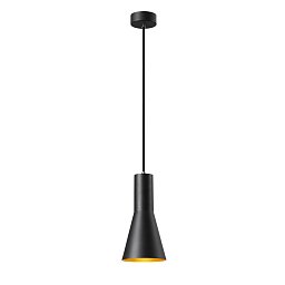 Obrázek pro produkt PHELIA 130 E27 Indoor, závěsné svítidlo, černé/zlaté - BIG WHITE (SLV)