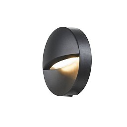 Obrázek pro produkt DOWNUNDER OUT round WL, Outdoor, nástěnné vestavné LED svítidlo, antracitové, 3000K - BIG WHITE (SLV)