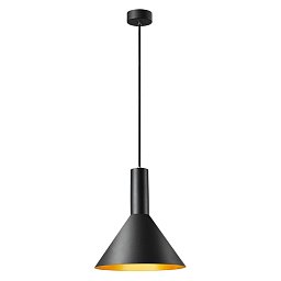 Obrázek pro produkt PHELIA 275 E27 Indoor, závěsné svítidlo, černé/zlaté - BIG WHITE (SLV)