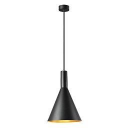 Obrázek pro produkt PHELIA 280 E27 Indoor, závěsné svítidlo, černé/zlaté - BIG WHITE (SLV)