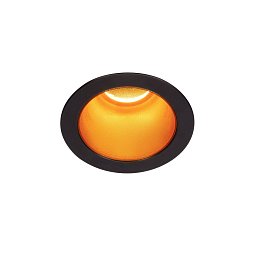 Obrázek pro produkt HORN MAGNA LED venkovní svítidlo k zabudování do stropu černá/zlatá, 3000K, 25° - BIG WHITE (SLV)
